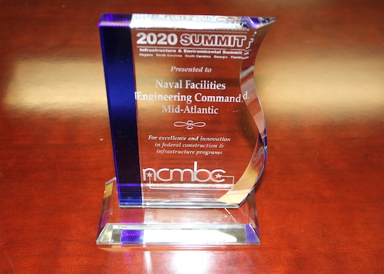 2020 North Carolina Military Business Center Summit Award,