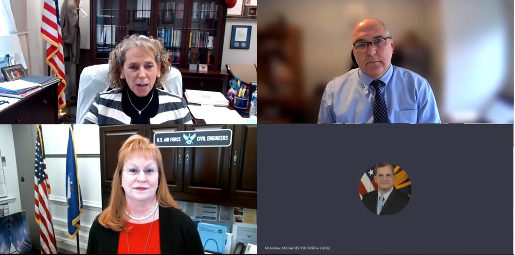 Engineers and architects from across the Department of Defense met virtually Oct. 20