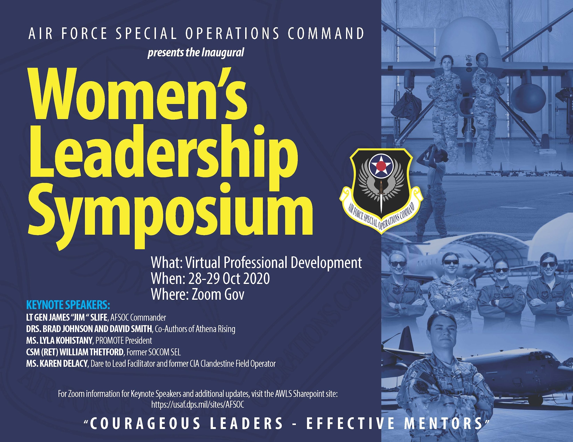 AFSOC to host first virtual Women’s Leadership Symposium
