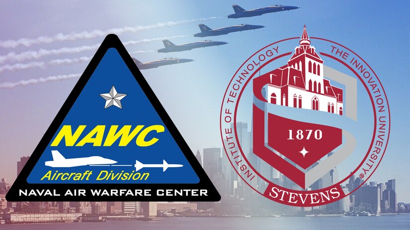 Naval Air Warfare Center Aircraft Division Lakehurst and Stevens Institute of Technology renew Educational Partnership Agreement. (U.S. Navy photo illustration)