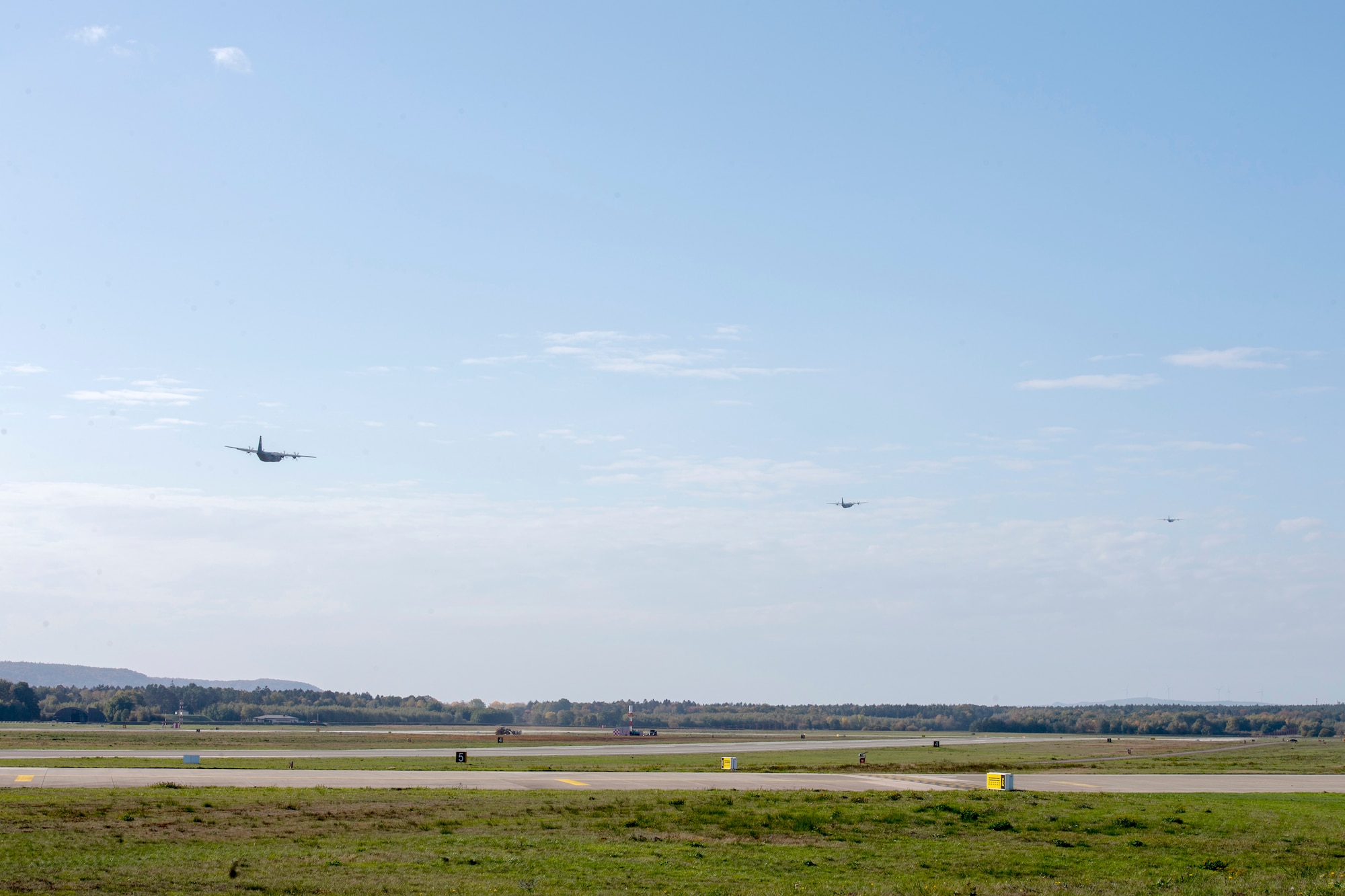 Photo of aircraft departing Germany