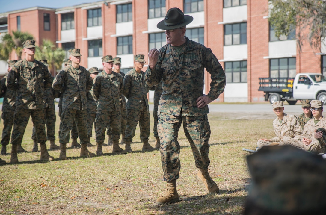 "The only thing that matters is that you never gave up."



As part of graduations aboard the Depot, The Special Training Company (STC) holds a Recovered Warriors Ceremony where new Marines, alongside the Company's staff, give advice and motivational words to those still in therapy and recovery. 



The STC is a place for recruits and recently graduated Marines who have injuries and illnesses that need further attention before they are able to return to recruit training or continue on to the next stage of entry-level training.



(U.S. Marine Corps photo by Sgt. Dana Beesley)