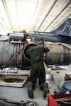 Marines repair Harrier jet engine at Va. Guard aviation facility