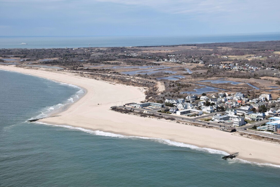 The initial construction for the Lower Cape May Meadows-Cape May Point ecosystem restoration project was completed in 2007 and has been nourished/repaired in subsequent years.