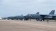 Airmen from the 2nd Security Forces Squadron defend B-52H Stratofortress aircraft during Global Thunder 21 at Barksdale Air Force Base, La., Oct. 23, 2020. U.S. Strategic Command’s fundamental mission is to deter, detect and prevent strategic attack against the United States, our allies and partners. (U.S. Air Force photo by Senior Airman Lillian Miller)