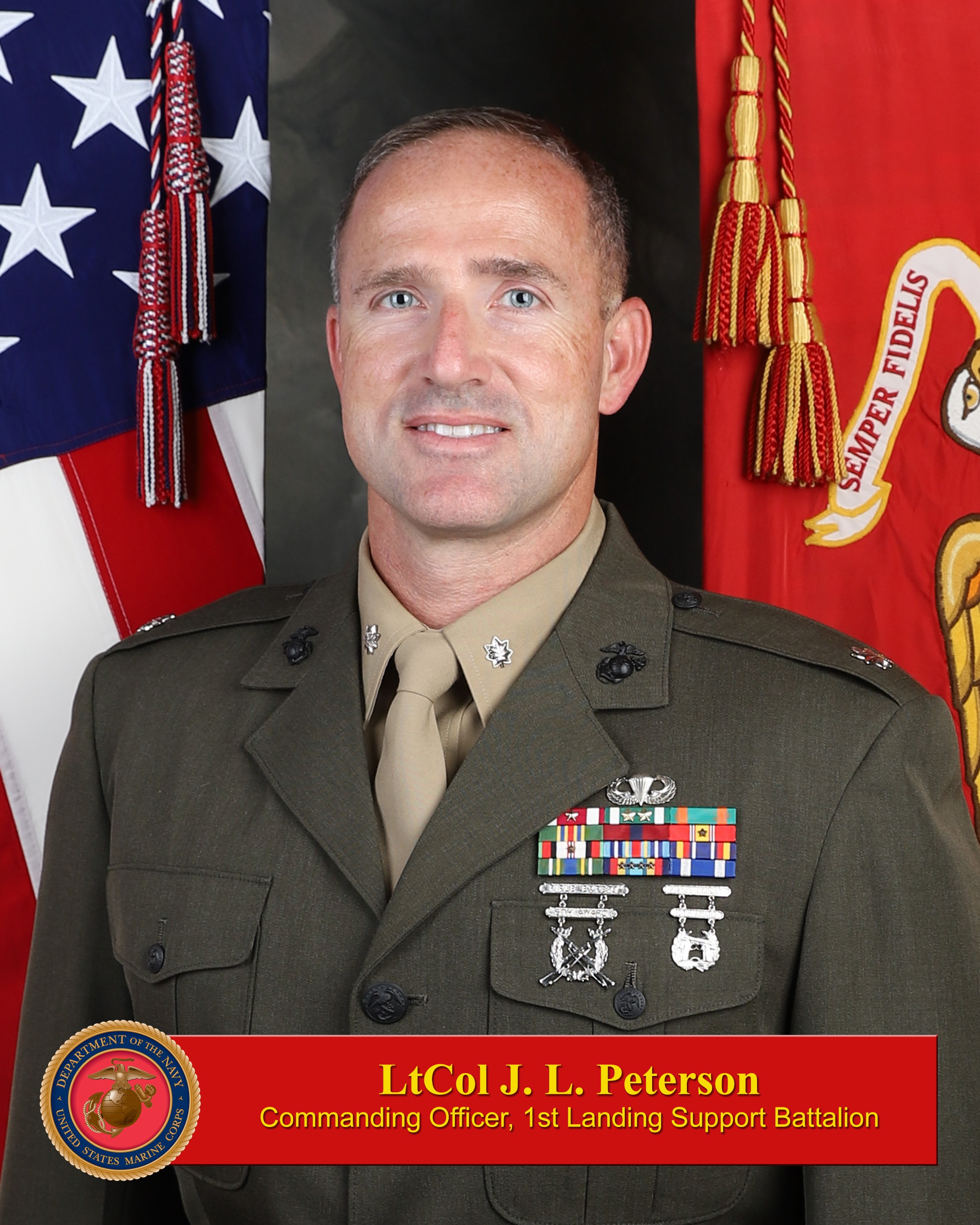 LtCol J. L. Peterson > 1st Marine Logistics Group > Home