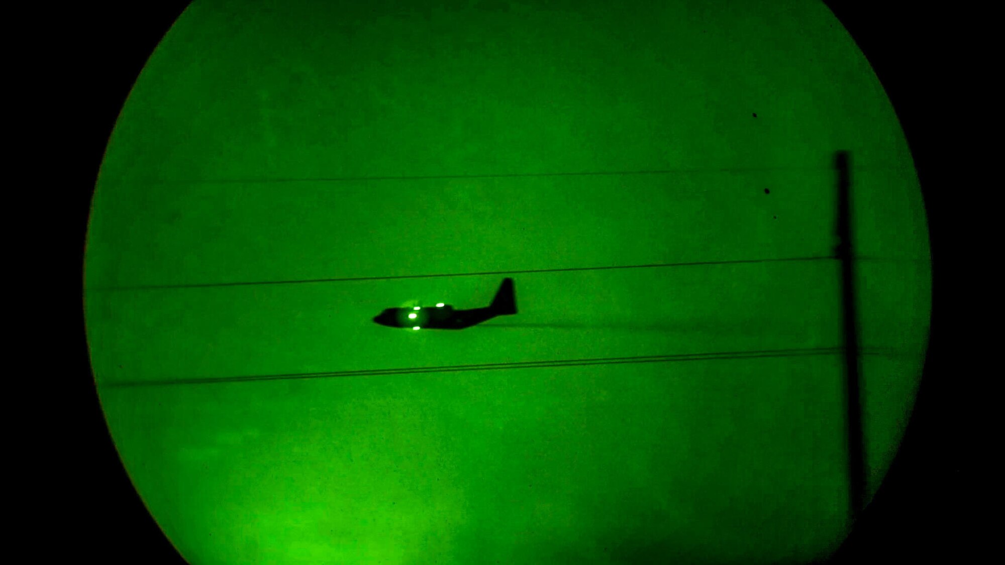 MASS C-130s fly evening missions in Louisiana