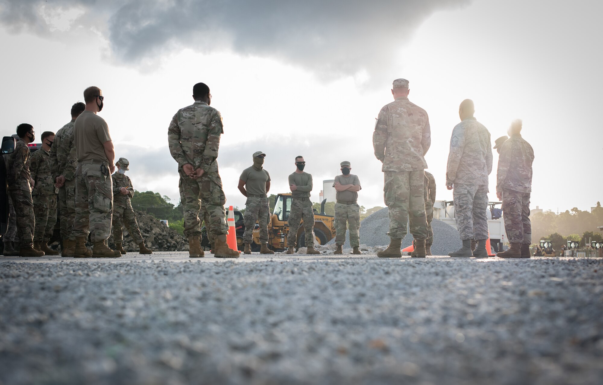 The 18th CEG’s role in VS20 was to test a modified fiber reinforced polymer matting  and validate proof of concept as an airfield damage repair solution compatible with agile combat employment operations.