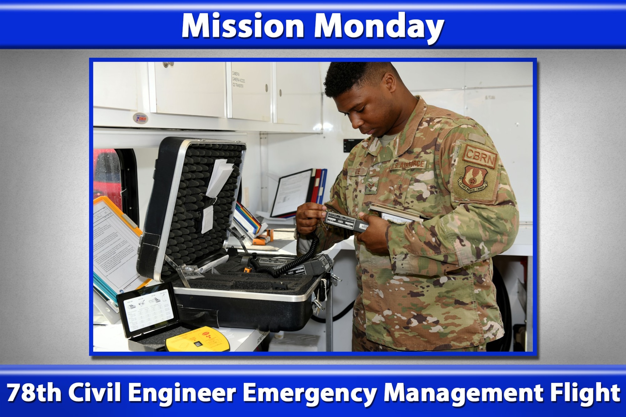 Mission Monday:Senior Airman Jameson Tate, 78th Civil Engineer Squadron Emergency Management Training journeyman