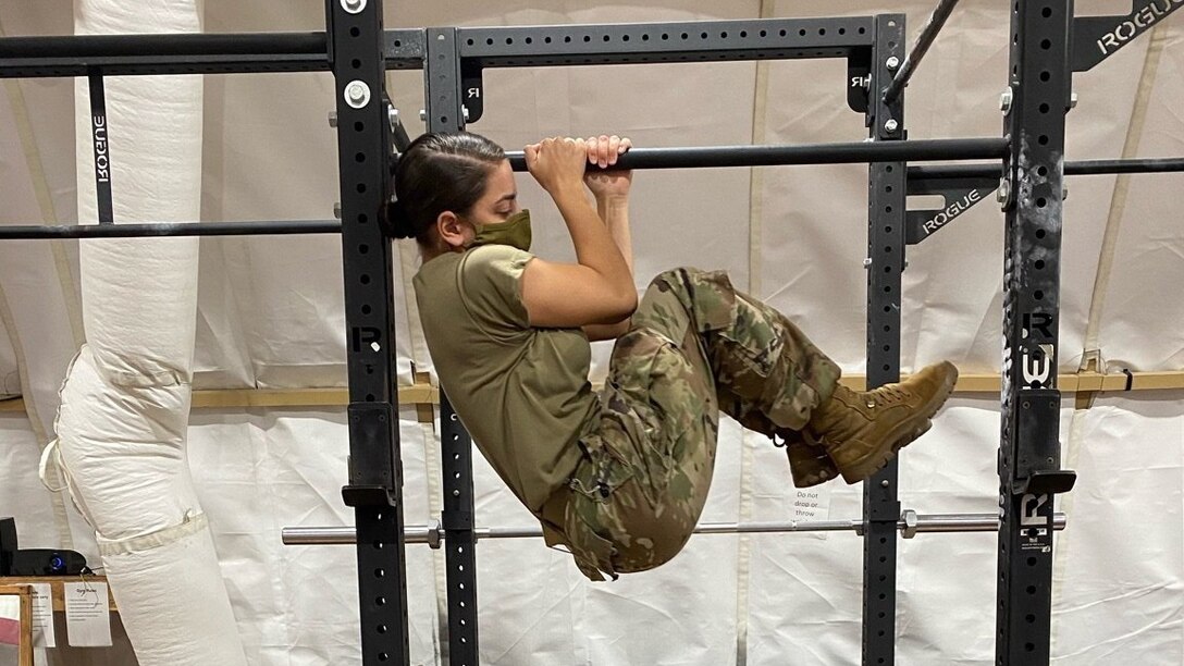 Task Force Illini Soldiers prepares for the new Army fitness test
