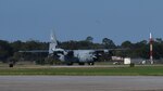 Air Force Reserve members of the 53rd Weather Reconnaissance Squadron, or Hurricane Hunters, take-off for their first mission into Tropical Storm Zeta today out of Keesler Air Force Base, Miss. The Hurricane Hunters collect weather data real-time and transmit that data to the National Hurricane Center, which assists in improving and updating the tracking forecasts models. (U.S. Air Force photo by Jessica L. Kendziorek)