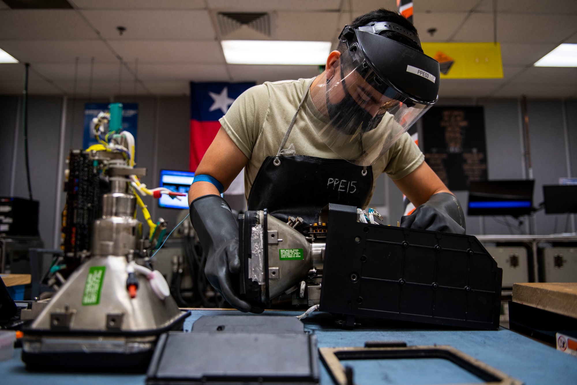 Avionics technicians ensure every component of the F-15E Strike Eagle is working properly and all safety measures are met.