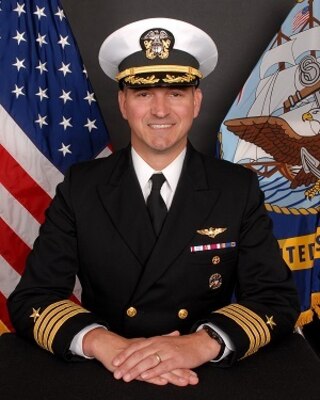 Official biography photo of Capt.Eric Illston, Commander, Electronic Attack Wing, U.S. Pacific Fleet.