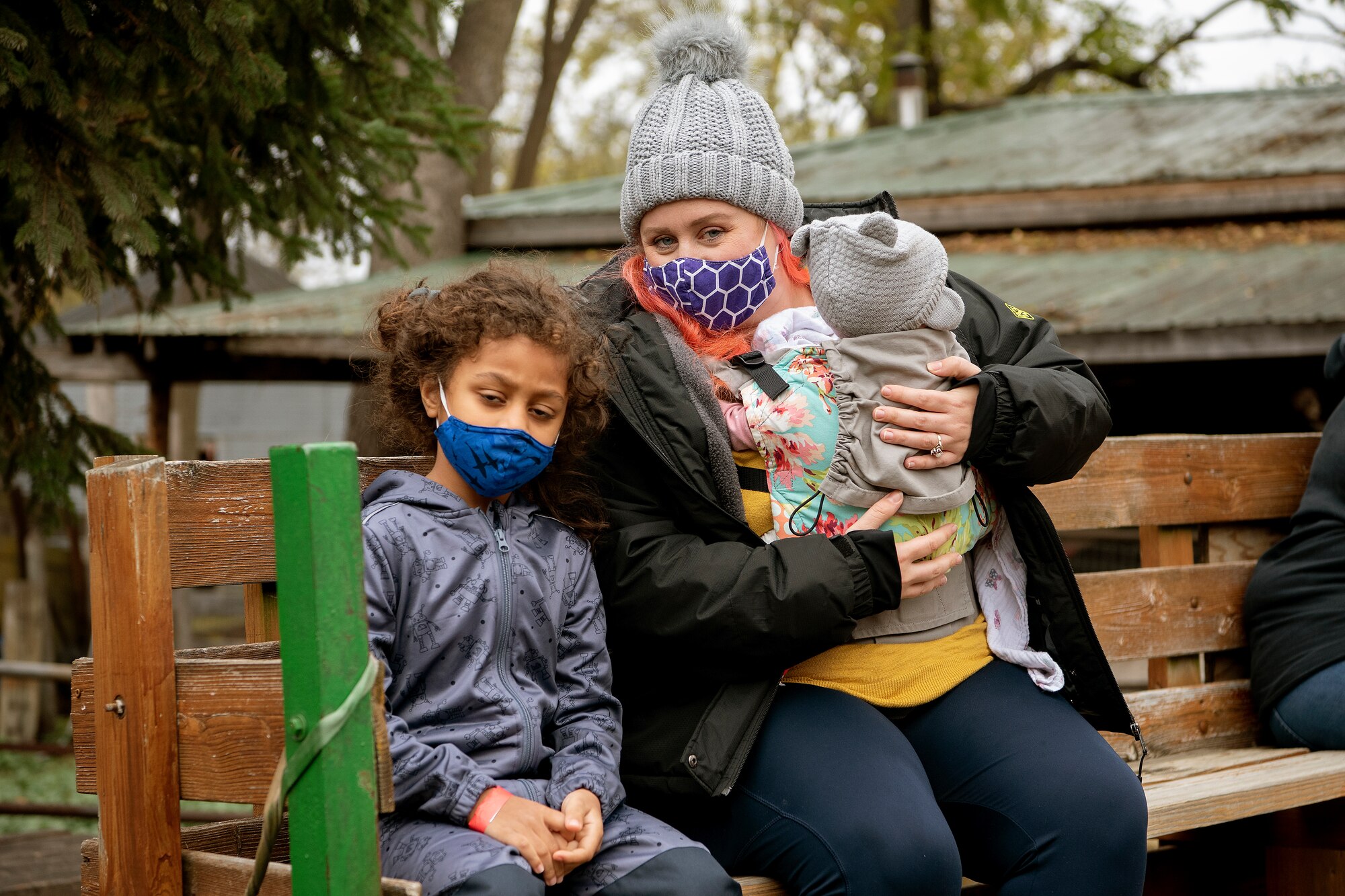 A photo from a quarterly "Families of the Deployed" event that goes with a story.