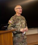 Newly promoted Col. Michael Eastridge, of Northville, Michigan, Commander of the Illinois Army National Guard’s 33rd Infantry Brigade Combat Team,