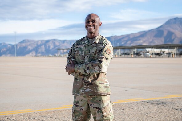 Senior Airman Aboli Echi-Aboli, air terminal operation center representative in the 67th Aerial Port Squadron
