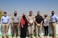 Medical professionals from the 3rd Medical Command (Deployment Support) and Area Support Group-Jordan pose for a photo with their Jordanian host following their subject matter expert exchange earlier this month. The 3 MCDS and Jordanian Royal Medical Services met over four days to discuss interoperabilities, with special focus on COVID-19 response and requirements.