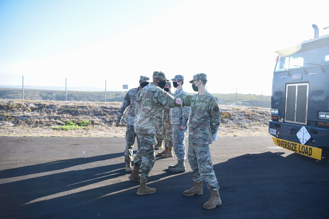 U.S Air Force Chief of Staff General Charles Q. Brown Jr. visits the 576th Flight Test SuadronMissile Processing Facility Oct. 27, 2020, at Vandenberg Air Force Base, Calif. As one of two U.S. Space Force operational ranges, the base-unique units are critical to the nation’s security, economic prosperity and scientific knowledge. Spacelift operations at the West Coast launch base provide services, facilities and range safety control for the conduct of Department of Defense, NASA and commercial space launches. (U.S. Space Force photo by Senior Airman Hanah Abercrombie)