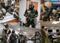 The primary contingency responsibilities for Engineering Assistants (EA) in a wartime environment is all about airfield recovery and resuming aircraft operations after an attack. When an attack happens, the EAs must plot all of the damage that is located on the airfield using software and/or a hard copy map.  Once they have all of the damage plotted they must develop 3 MOS (Minimum Operating Strip) candidates to present to the Wing Commander to decide on a course of action.  When developing a MOS there are a multitude of factors that are taken into consideration such as repair times, back taxi operations, and sortie generation capability.  With a MOS selected by the Wing Commander, the Civil Engineering Airfield Damage Repair Team can then recover the airfield and get aircraft back into the fight. (U.S. Air Force graphic by Airman First Class Jan K. Valle)