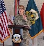 Brig. Gen. Christine Beeler, commanding general of the Mission and Installation Contracting Command: "Despite many challenges this year from the coronavirus pandemic and transitioning the majority of our workforce to telework, the MICC remained strategically engaged with mission partners to execute 29,092 contract actions valued at $5.48 billion."