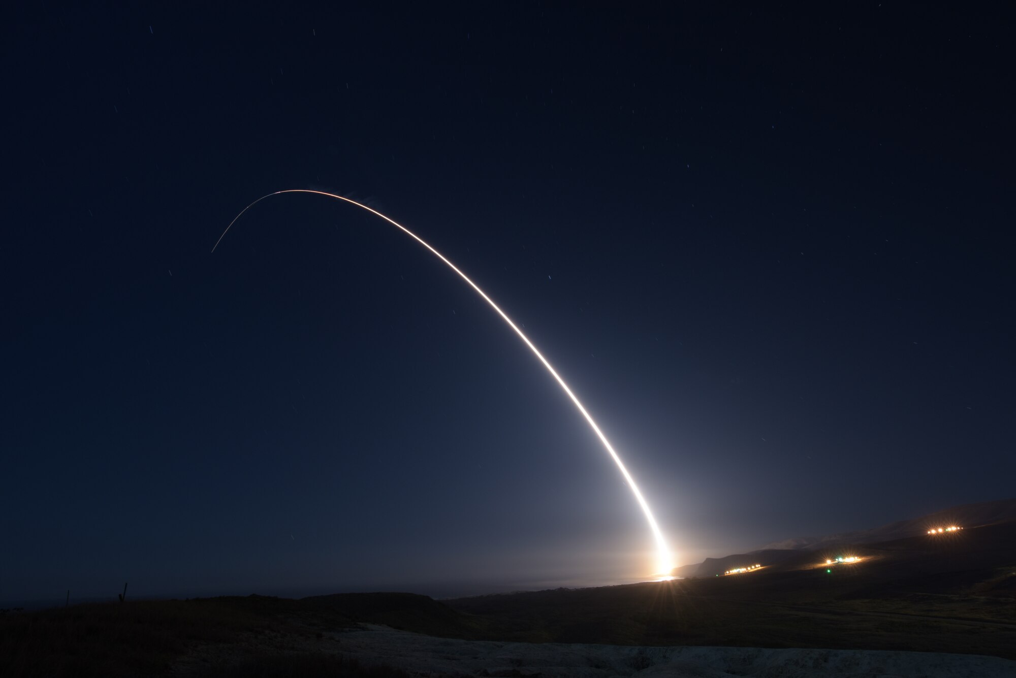 Photo of Minuteman III test launch