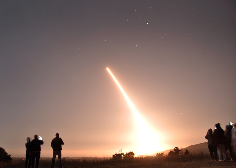 Photo of Minuteman III test launch