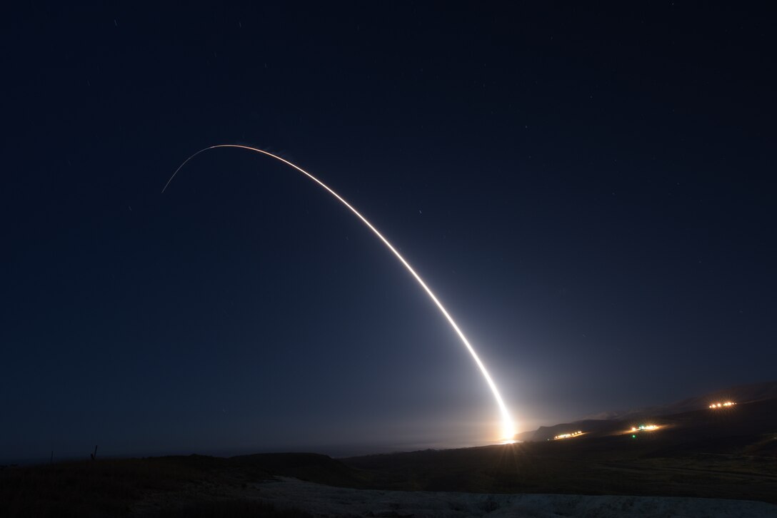 Photo of Minuteman III test launch