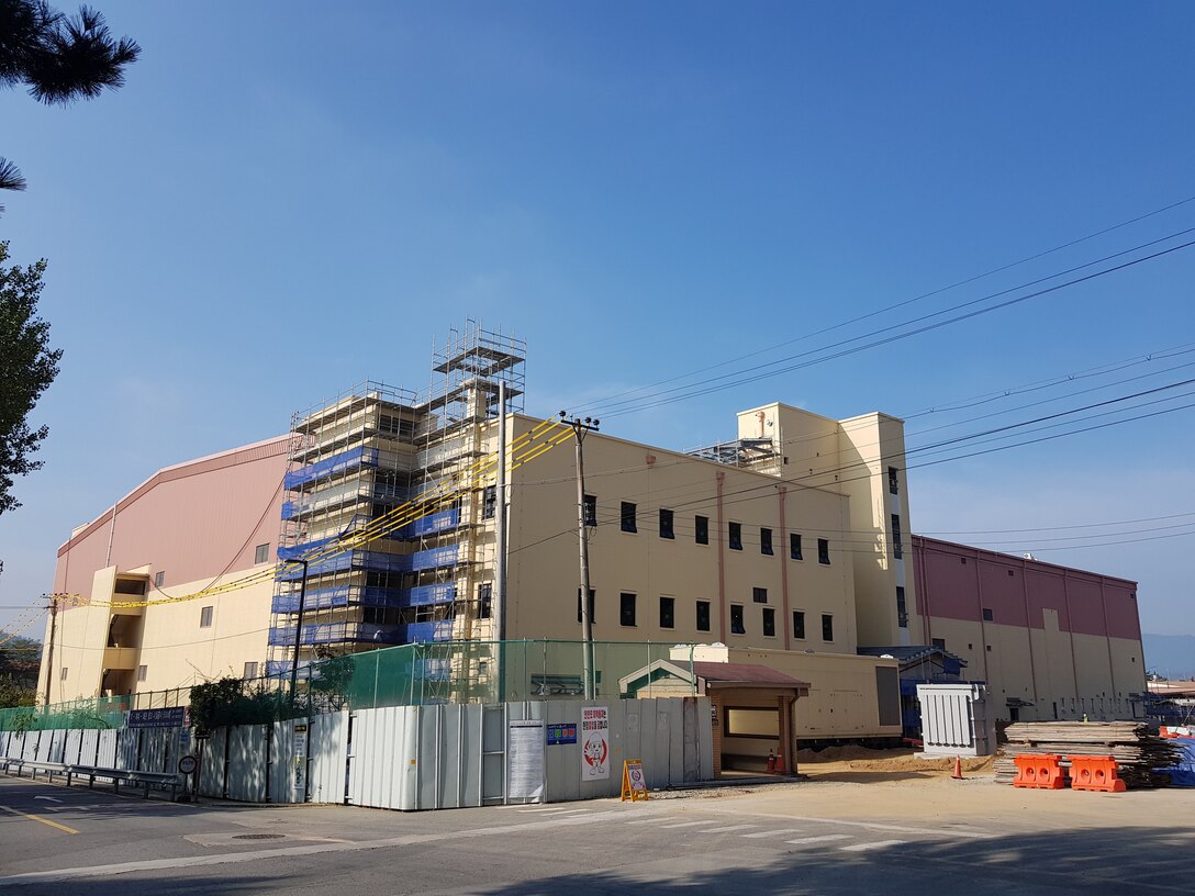 From sand lot to diamond of Camp Carroll DLA Distribution Korea warehouse on track for February completion