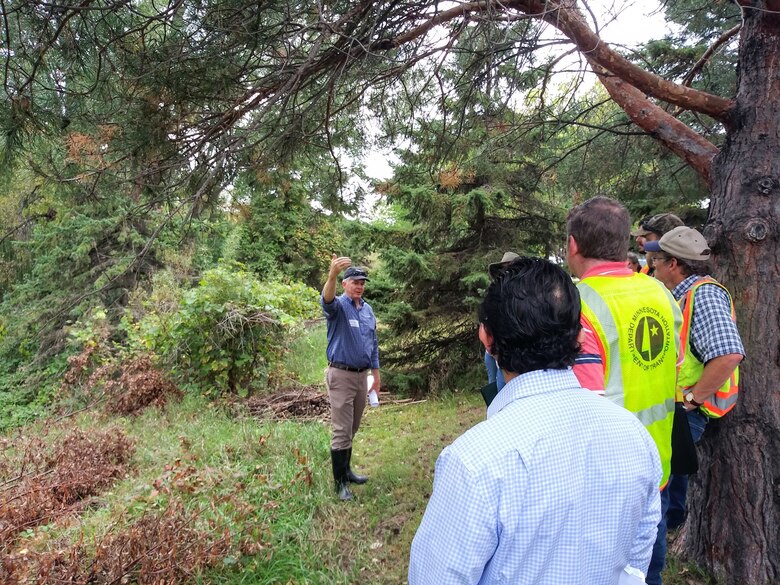Dr. Brian Bledsoe with state Department of Transportation engineers and biologists in a short course focused on natural infrastructure designs that improve the performance and longevity of bridges and other transportation infrastructure.