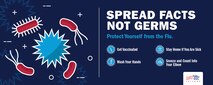 Protect yourself from the flu-- Get vaccinated, wash your hands, sneeze and cough into your elbow, and stay home if you're sick.