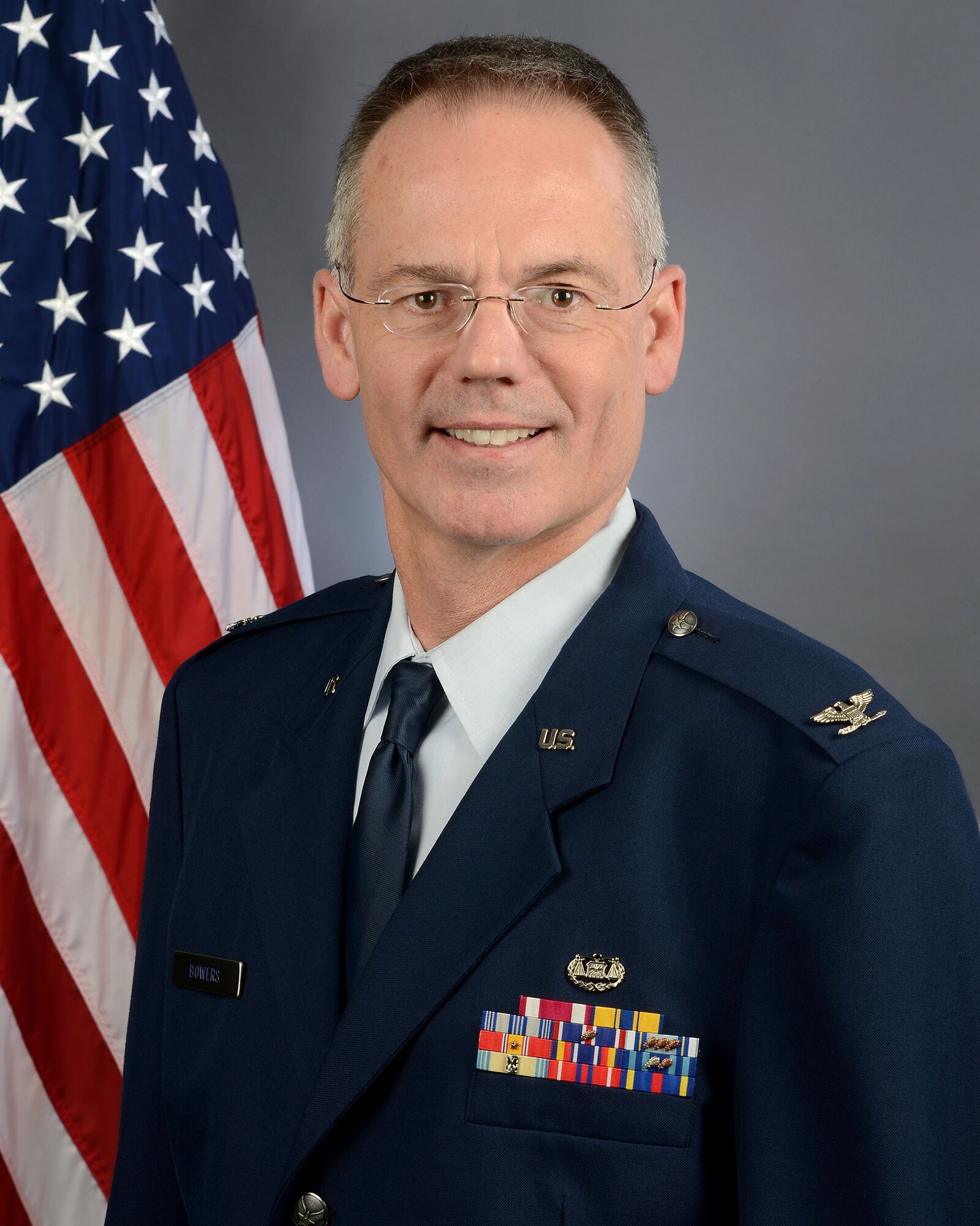 Portrait of U.S. Air Force Col. Karl Bowers, the Staff Judge Advocate for Joint Forces Headquarters at McEntire Joint National Guard Base, South Carolina Air National Guard, Feb. 3, 2019. (U.S. Air National Guard photo by Master Sgt. Caycee Watson)