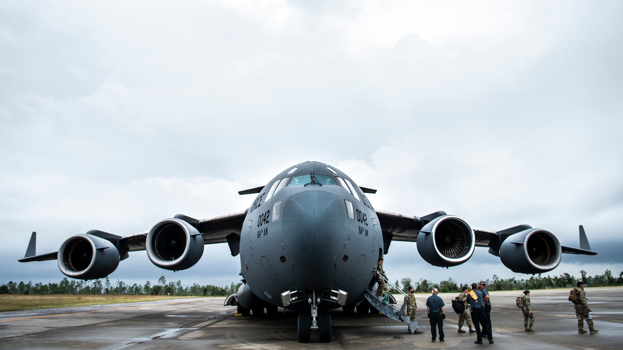 C-17 delivers cargo during Agile Flag 21-1