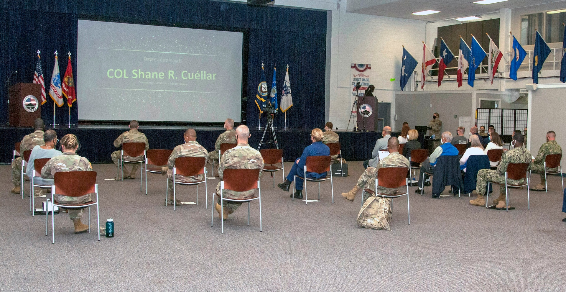Joint Base San Antonio recognized the hard work of individuals and groups who have contributed to the betterment of the military community during its ninth annual Volunteer of the Year Awards ceremony Oct. 28 at the JBSA-Fort Sam Houston Military & Family Readiness Center.