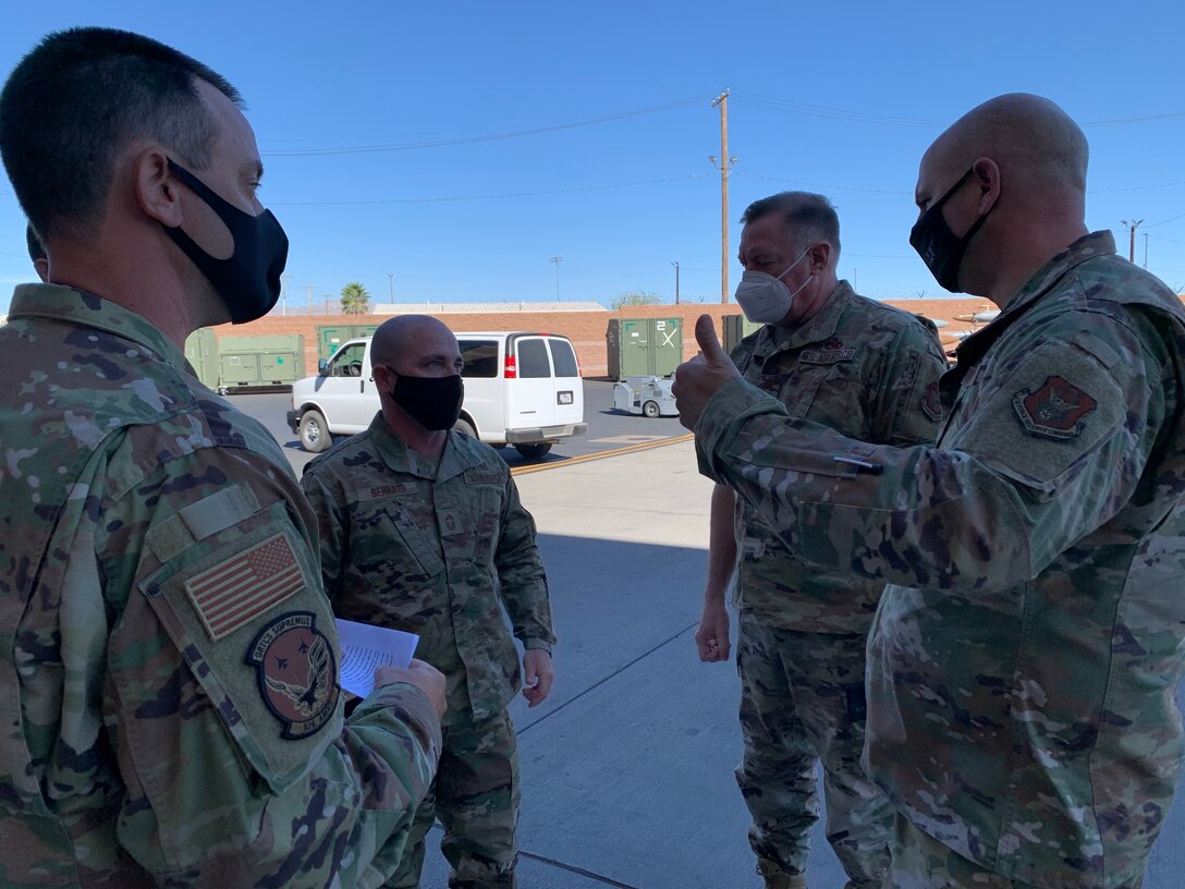 A Site Activation Task Force visits the 926th Wing Oct. 27-29, to help plan significant growth within wing, at Nellis Air Force Base, Nev.