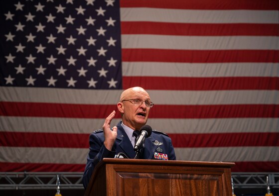 The 2020 Air Force Materiel Command Foreign Liaison Officer Recognition ceremony at the National Museum of the United States Air Force, Wright-Patterson Air Force Base, Ohio, Oct. 26, 2020.