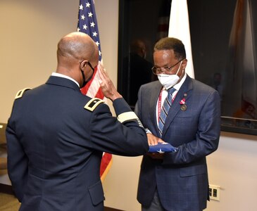 Dave Williams retirement ceremony at Fort Detrick, Maryland, Aug. 21.