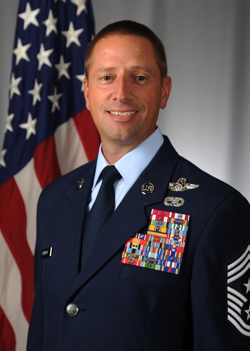U.S. Air Force Chief Master Sgt. Courtney C. Freeman is the Command Chief of the 1st Special Operations Wing, Hurlburt Field, Florida.
