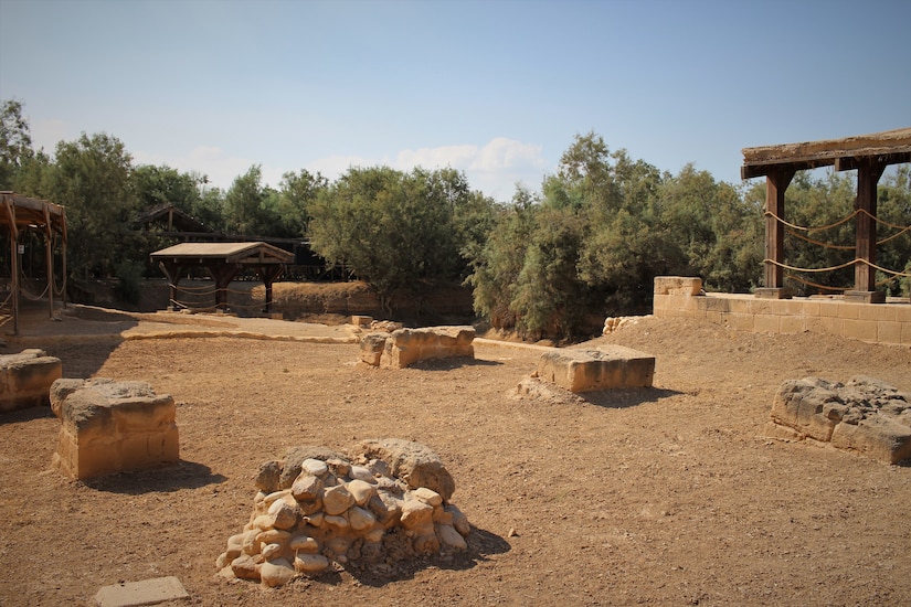 The Baptism Site of Jesus Christ, maintained by the Government of Jordan’s Baptism Site Commission. With COVID-19 safety measures in place, the Area Support Group-Jordan Unit Ministry Team has provided Spiritual Resiliency Trips for service members stationed in Jordan. The U.S. military is in Jordan to partner with the Jordan Armed Forces to meet common security objectives in the region.