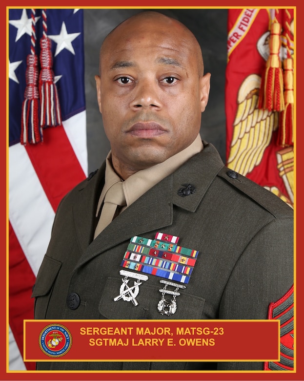 Photo of Sergeant Major Larry E. Owens