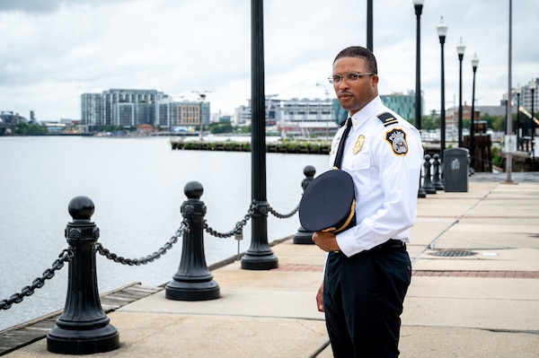 Lt. Michael Sutton, a Naval Support Activity Washington federal police officer