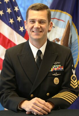 Official portrait of Command Master Chief Gregory E. Prichard