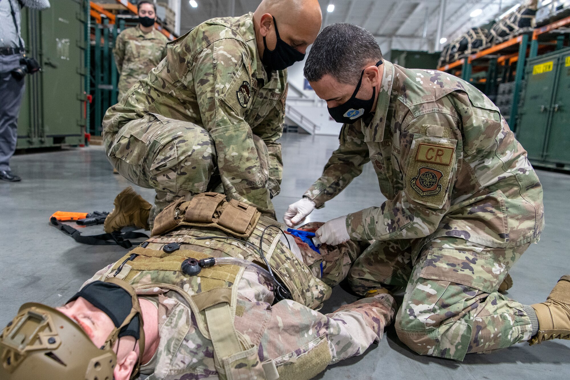 AMC commander visits Travis, experiences mission, culture of CRW