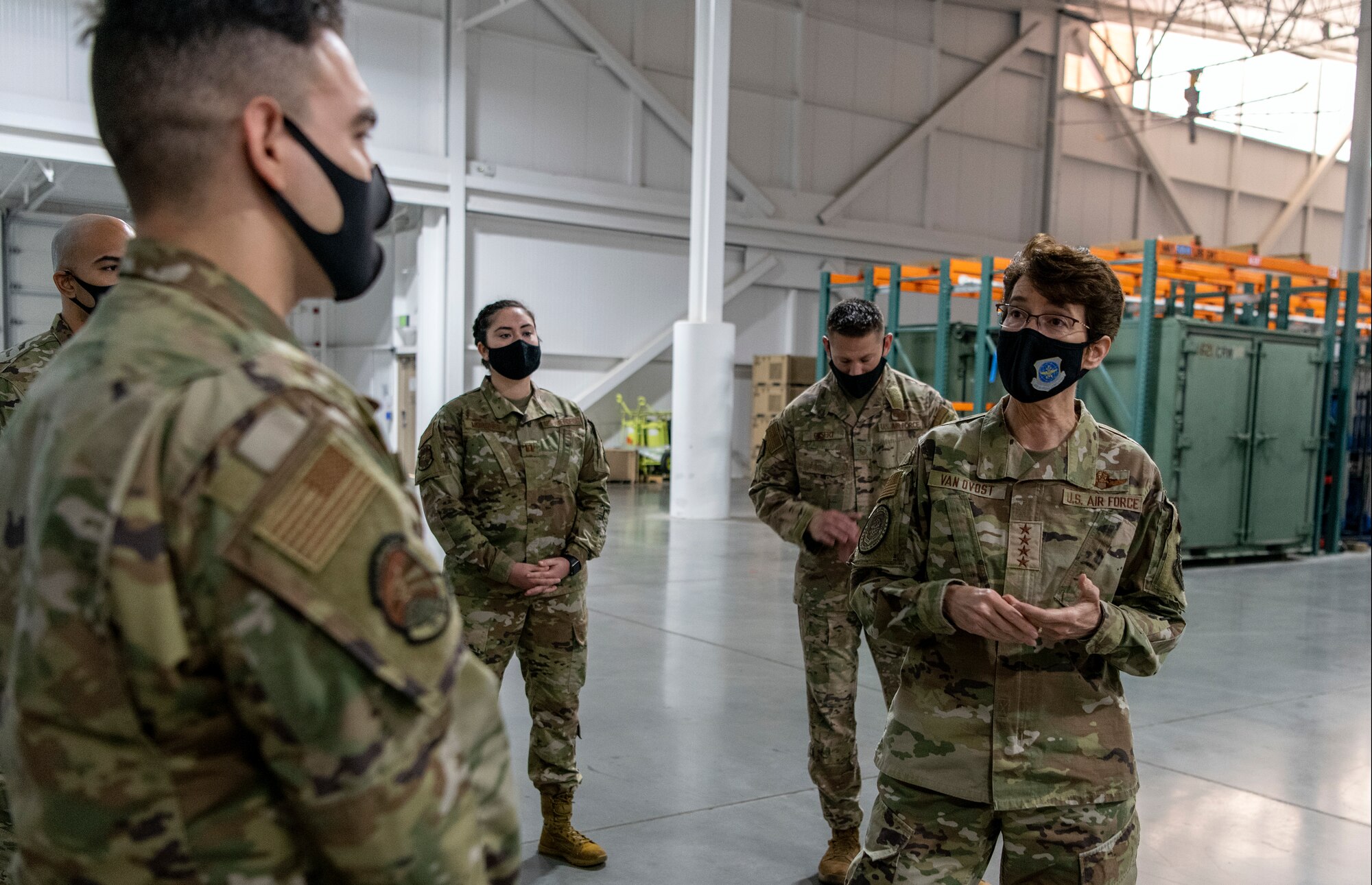 AMC commander visits Travis, experiences mission, culture of CRW