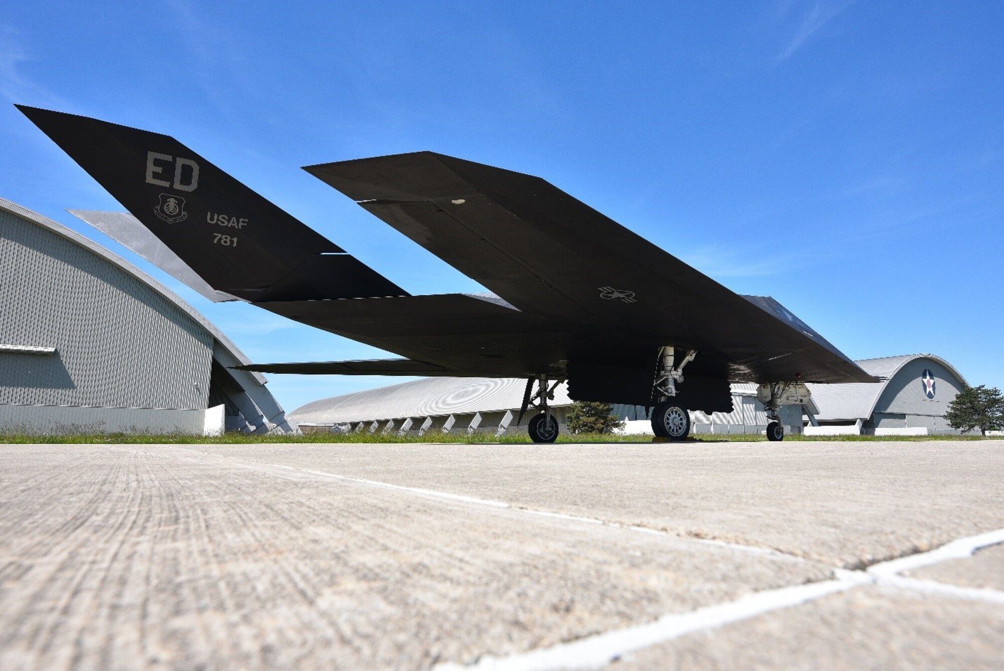The retired Lockheed F-117A Nighthawk is pictured at the National Museum of the U.S. Air Force on Wright-Patterson Air Force Base, Ohio. (U.S. Air Force photo)