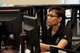 Lakisha Robertson, an Air Force Civilian Service Talent Acquisition consultant, chats with candidates virtually during a hiring event in 2019. To fill program manager positions at Hanscom Air Force Base, Mass., the Air Force Life Cycle Management Center is hosting a digital hiring event Sept. 16 and 17