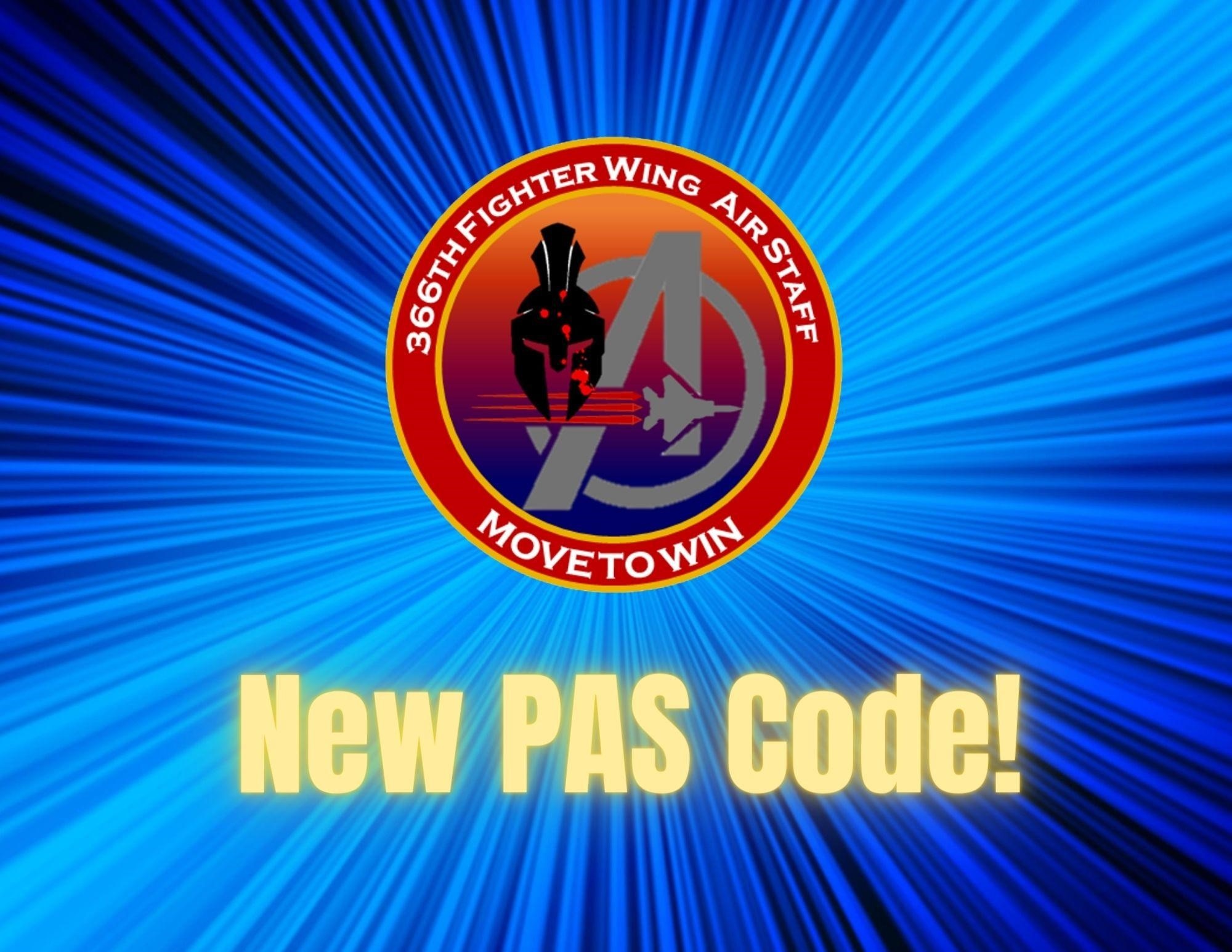 A logo of the A-Staff retrieving a new PAS code.