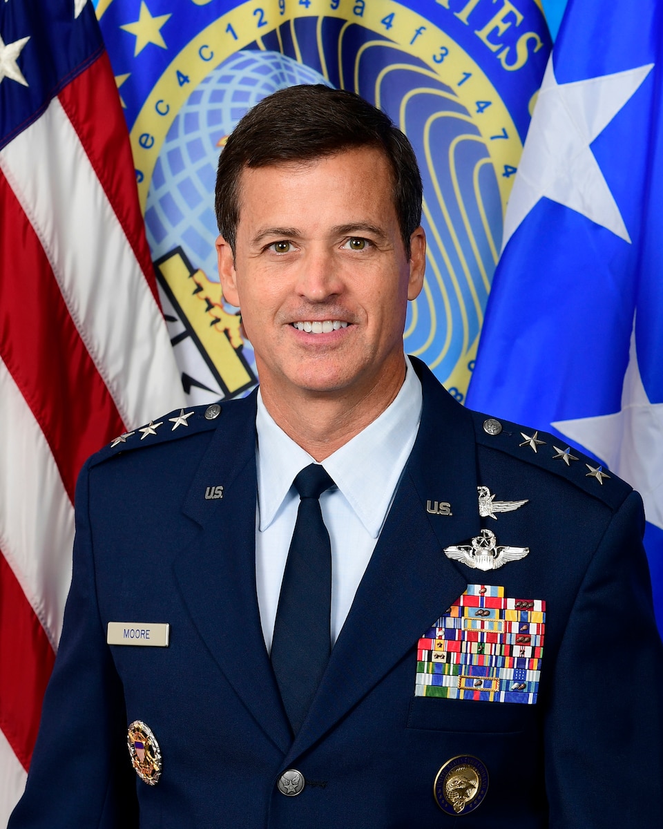 This is the official portrait of Lt. Gen. Charles L. Moore Jr.