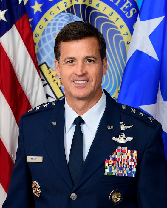 This is the official portrait of Lt. Gen. Charles L. Moore Jr.