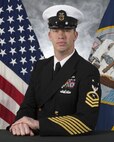 Official portrait Master Chief James E. Northrop, Command Master Chief, U.S. Navy Information Operations Command (NIOC), Yokosuka, Japan.