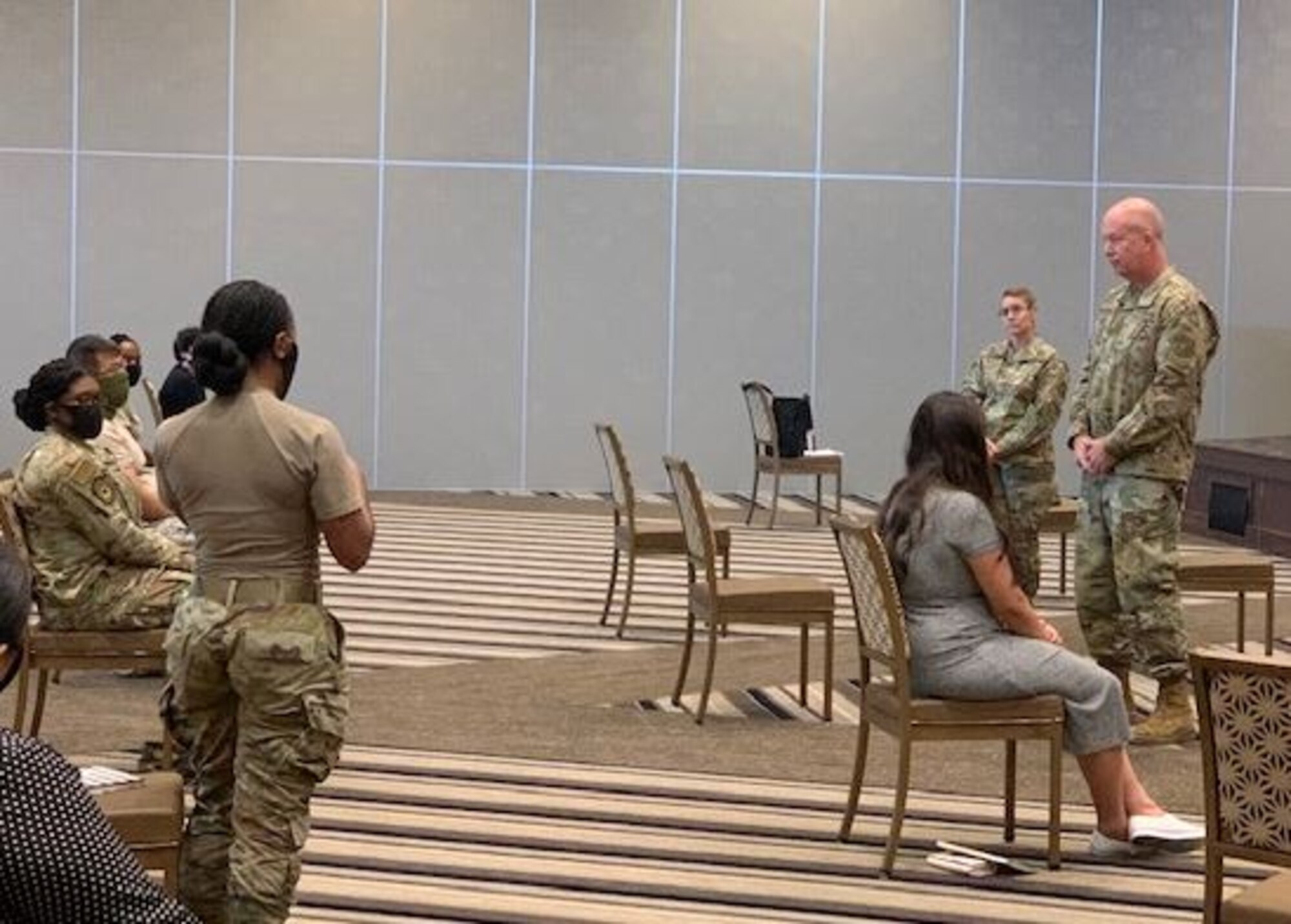 Air Force diversity discussion.